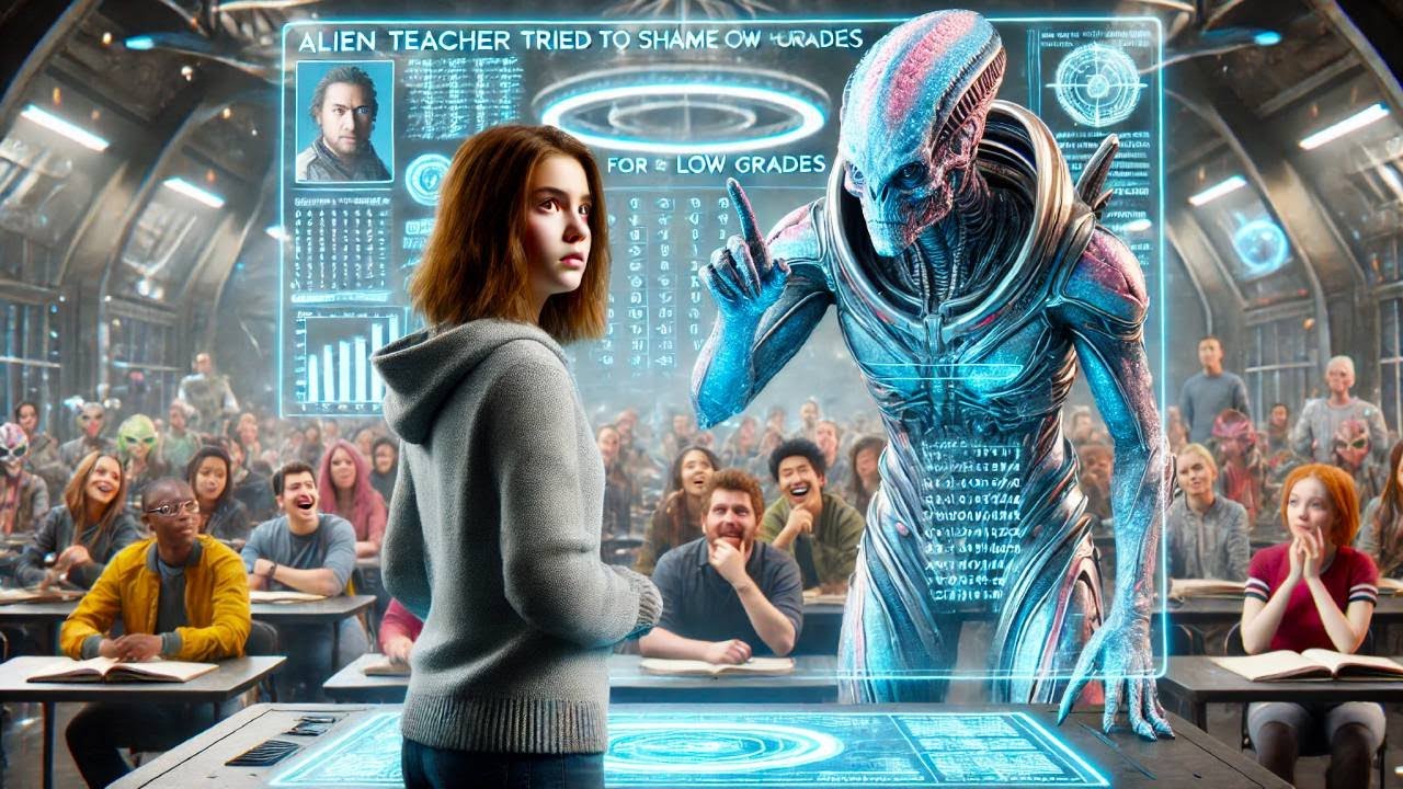 Alien Teacher Tried to Shame Human for Low Grades, Only to Learn Her Exams Written in Binary Code