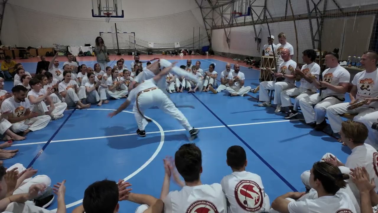 Game of Mestre Espiga and Contramestre Vento. Balkan Capoeira Fest 2025