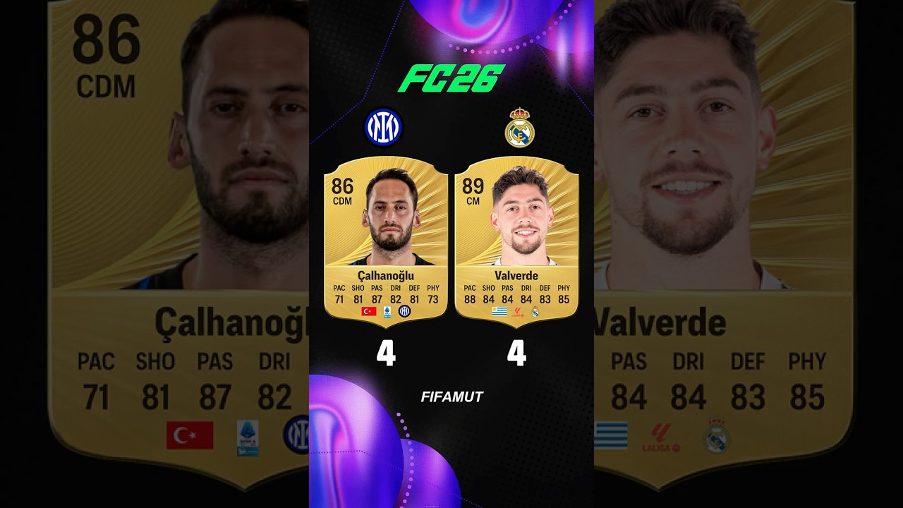ИНТЕР против РЕАЛ МАДРИД в FC 26 #fc26 #fifa #cardfifa