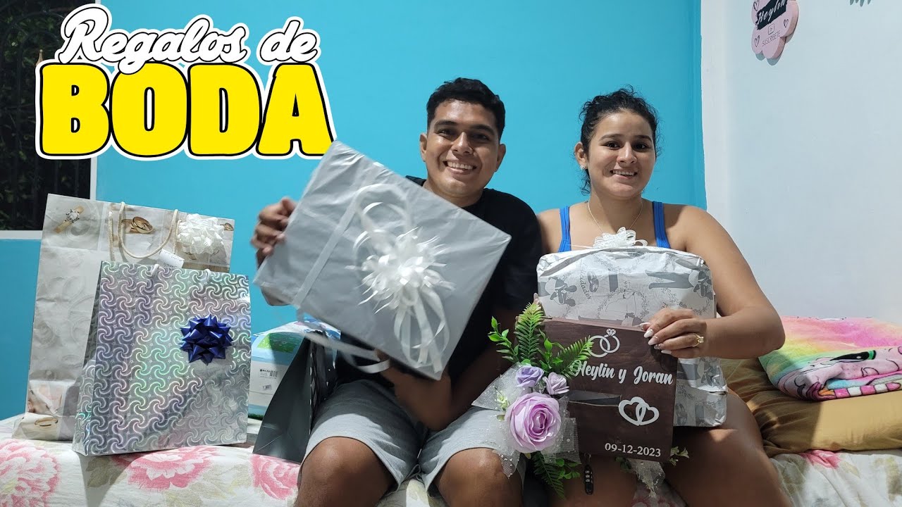 ABRIENDO LOS REGALOS DE NUESTRA BODA con MI ESPOSO ❤️ MUCHAS GRACIAS A TODOS