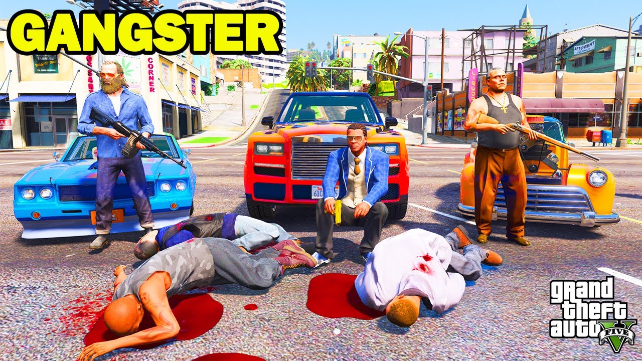 Franklin Start Biggest Fight with other GANGSTERS in GTA5 | Shinchan and Chop
