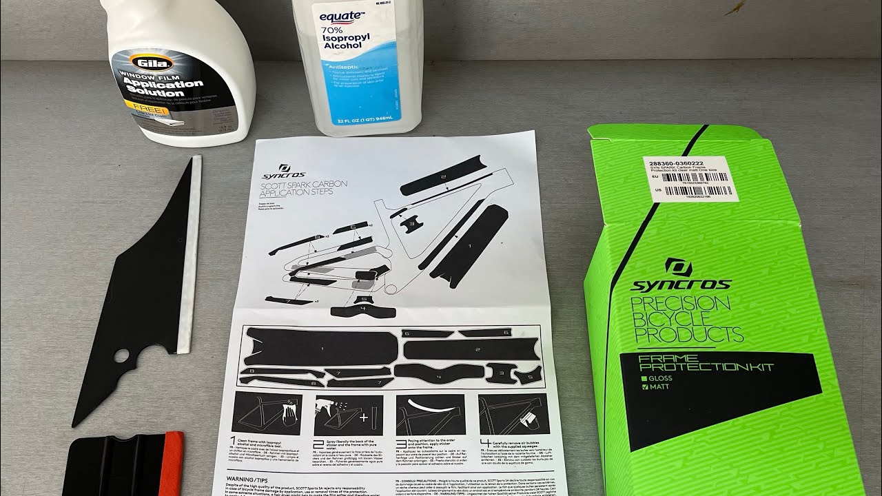 Scott Spark Syncros frame protector kit