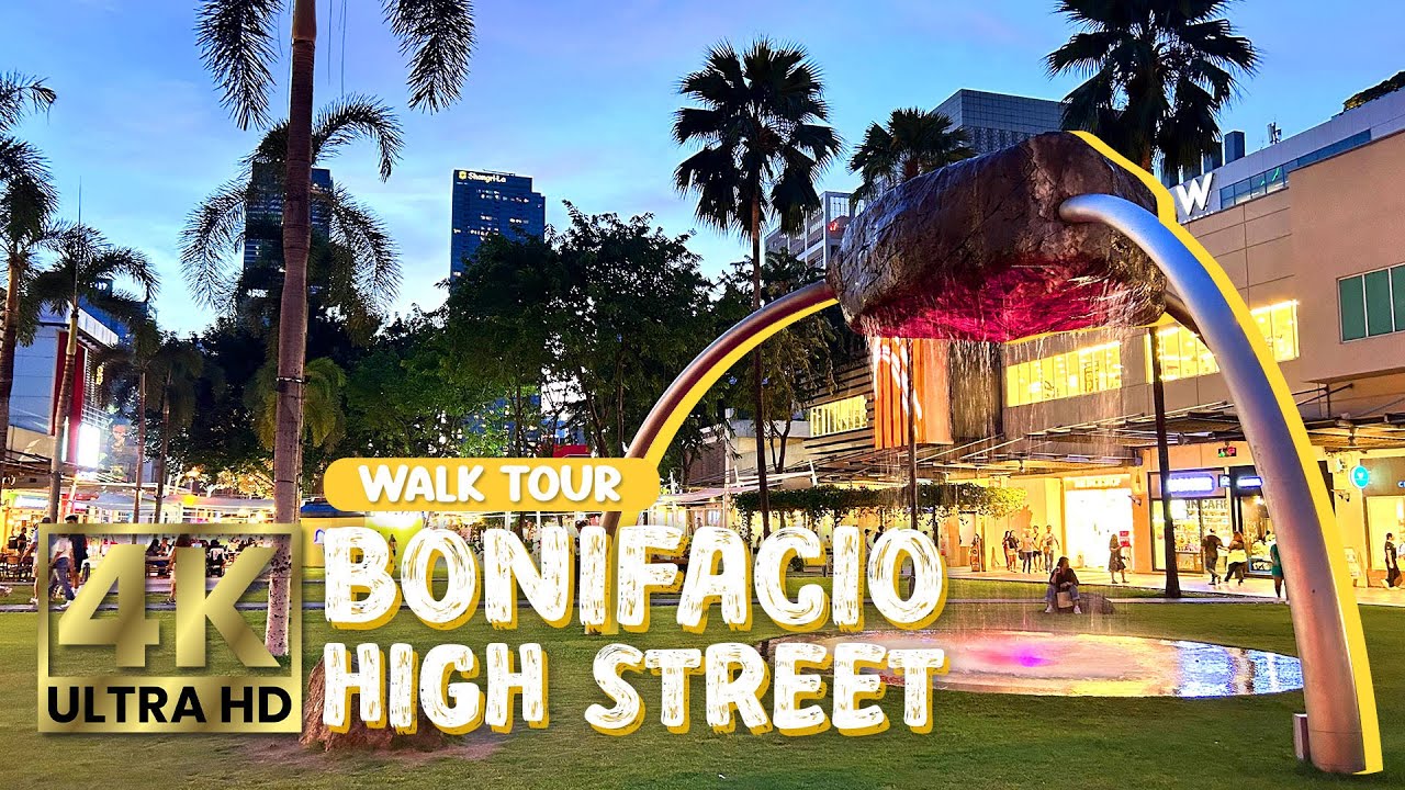 World Class Boulevard in BGC! | Bonifacio High Street | Full Walking Tour 2024