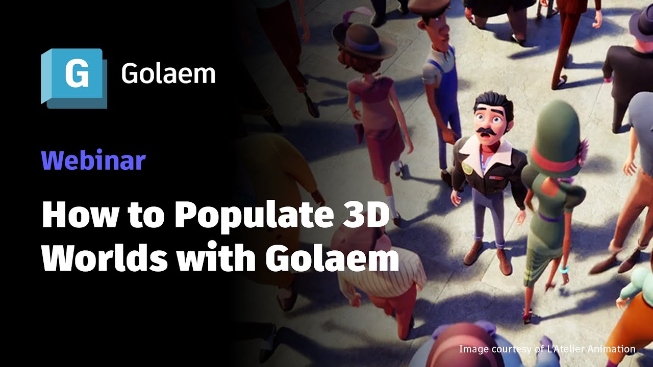 How to Populate 3D Worlds with Golaem for Maya
