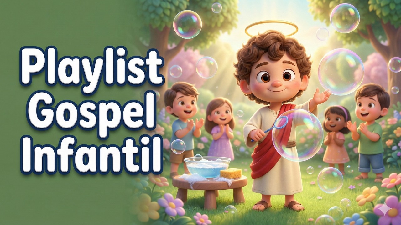 Playlist Gospel Infantil 🧼 Canções para a Rotina com Jesus | BIBLIATOON