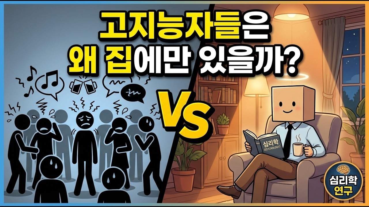 IQ 높은 사람들이 집돌이인 진짜 이유 (과학적 근거)
