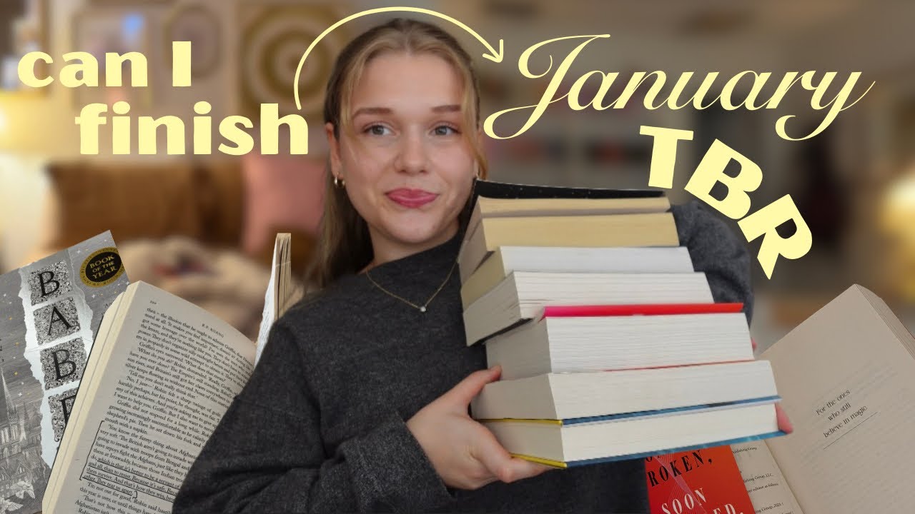 Can I finish my January tbr in 5 days ?? 🗓️📚 (+ reading my most intimidating book...)