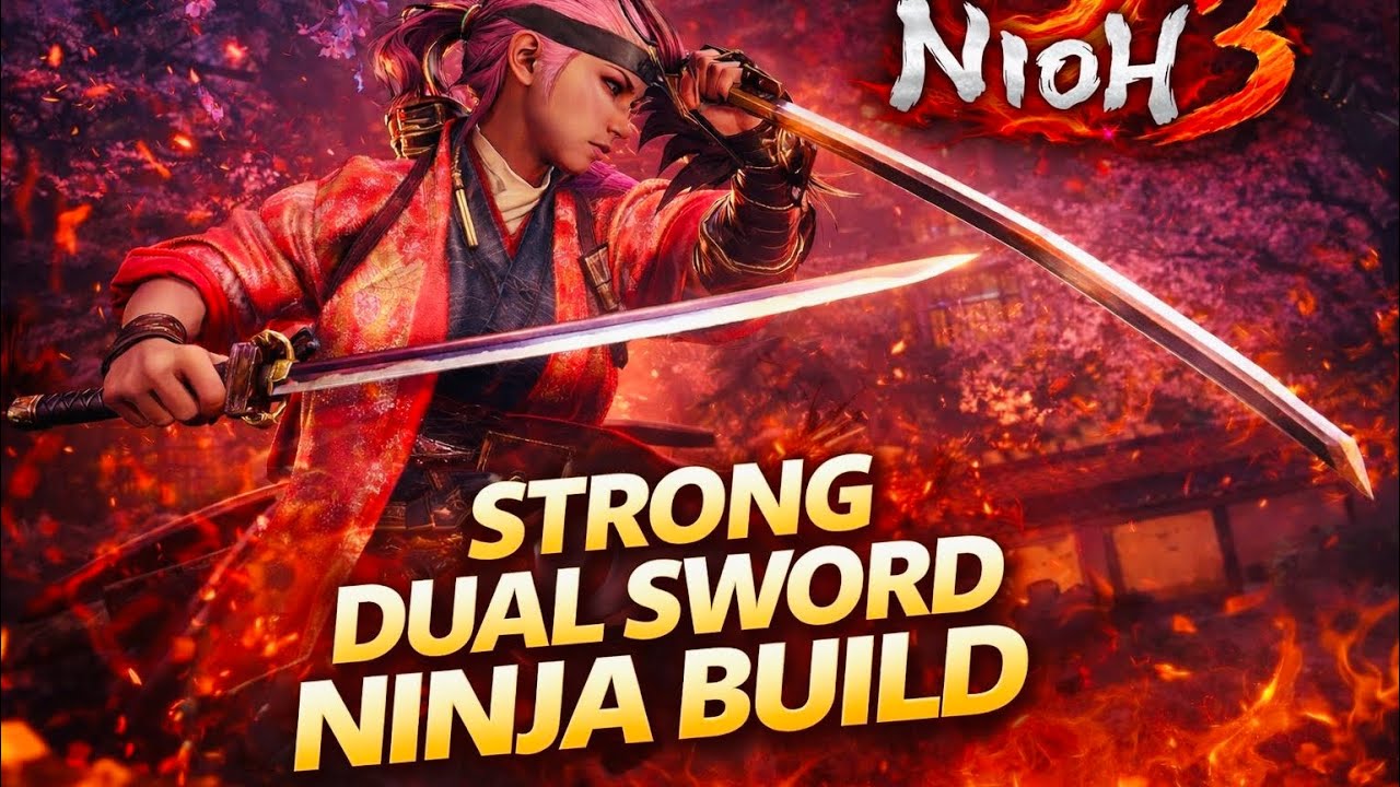 🥷This Dual Sword Ninja Build BREAKS NG+ Bosses &ndash; Nioh 3  #niohgameplay #nioh3 