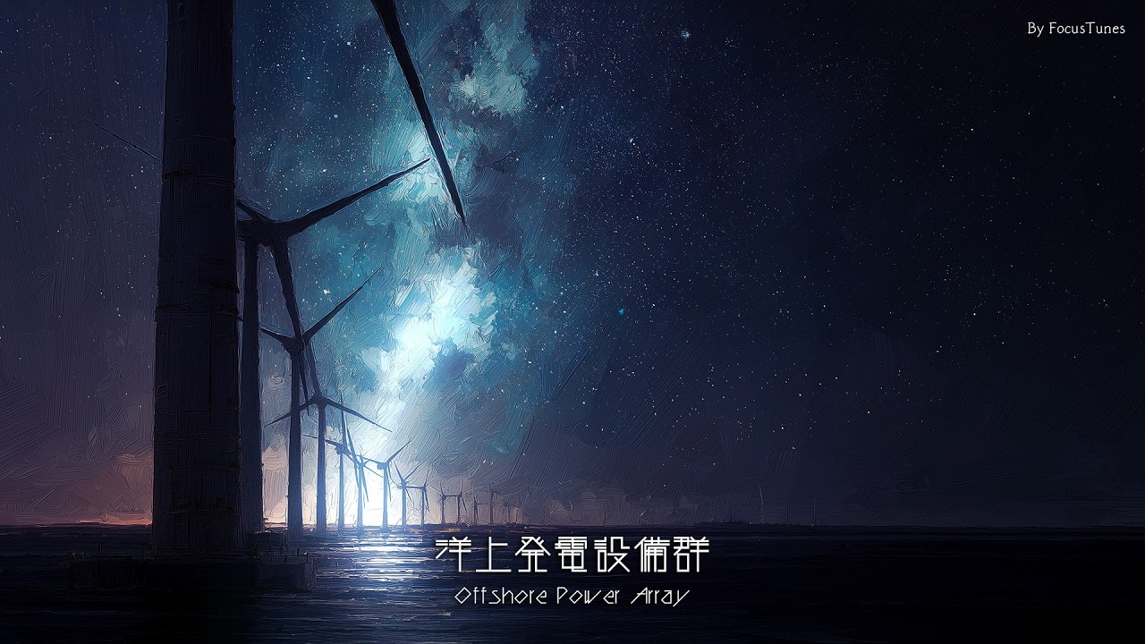 [BGM / Inst] 洋上発電設備群 - Offshore Power Array | relax #ai #aiart