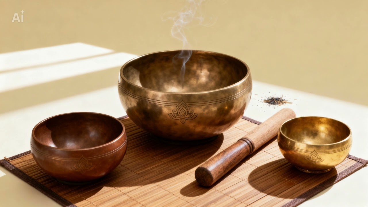 432 Hz | 6 minutes Tibetan Singing Bowl: Sounds for Meditation, Relaxation & Cleanse Negative Energy