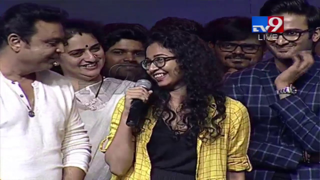 Actress Harshini speech at Sammohanam Pre Release - TV9