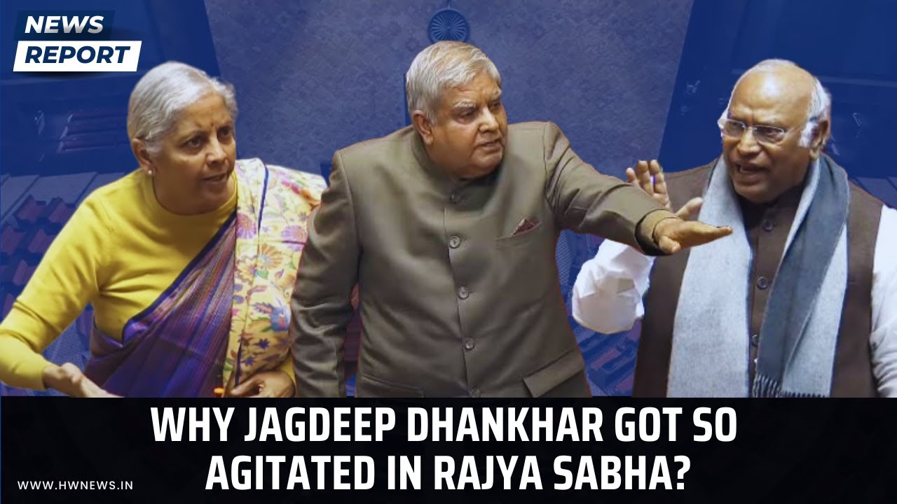 Why Jagdeep Dhankhar got so agitated in Rajya Sabha? | Parliament | Amit Shah | Mallikarjun Kharge