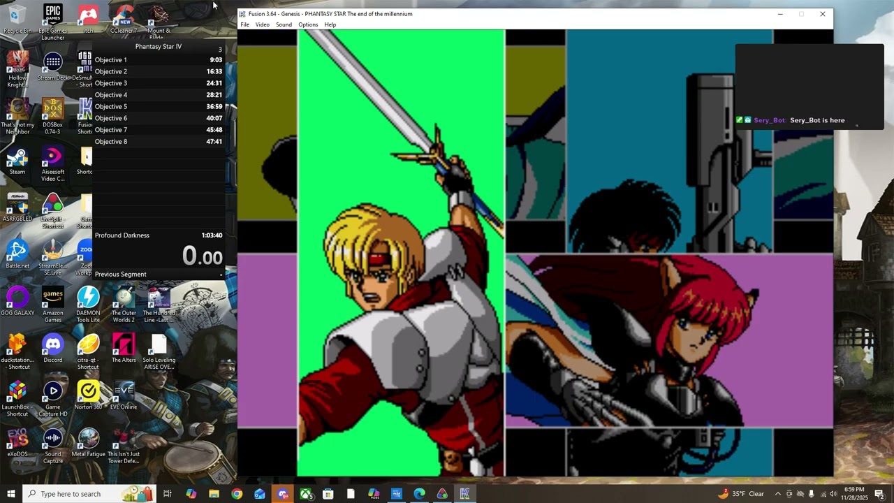 Phantasy Star IV Randomizer: Time for another race to see who can adapt.