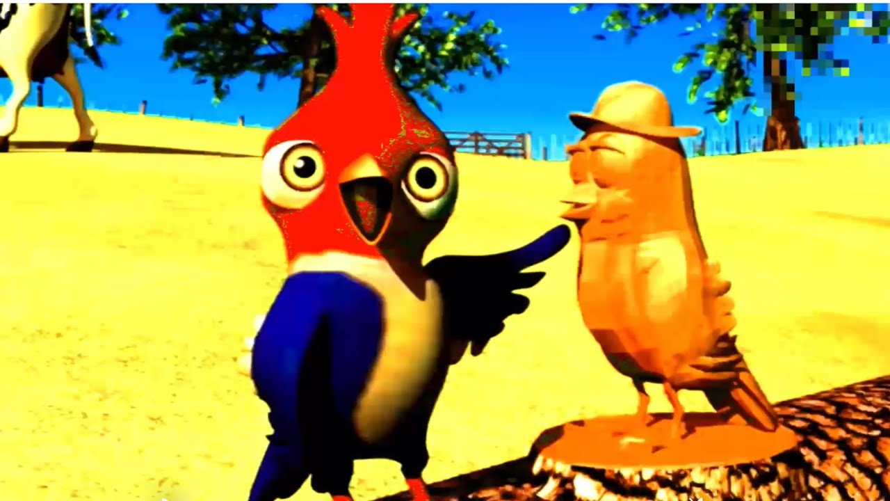 Artist Sculpture/Bartolitos Friends Woodpecker/Sponsored by Gamavision Csupo 2001 Effects