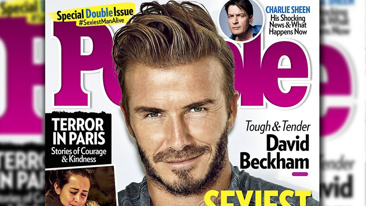 David Beckham Crowned People's Sexiest Man Alive 2015