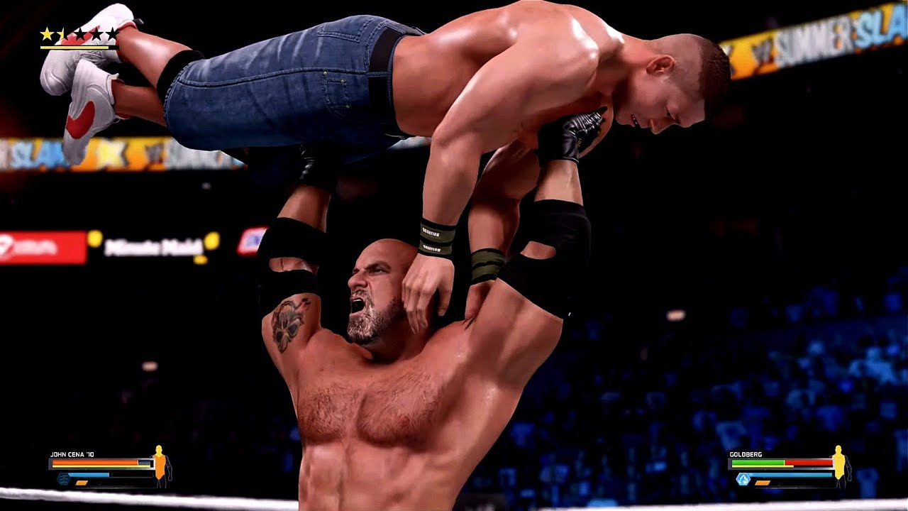 WWE Summerslam 2010 John Cena vs. Goldberg Title Match