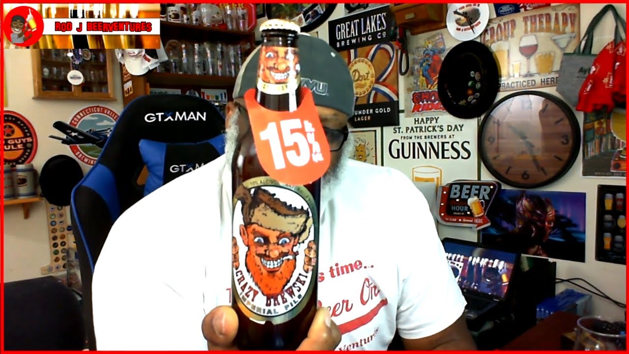 Rod J BeerVentures | Rinku&scaron;kiai Crazy Brewski Beer Review (15% ABV)