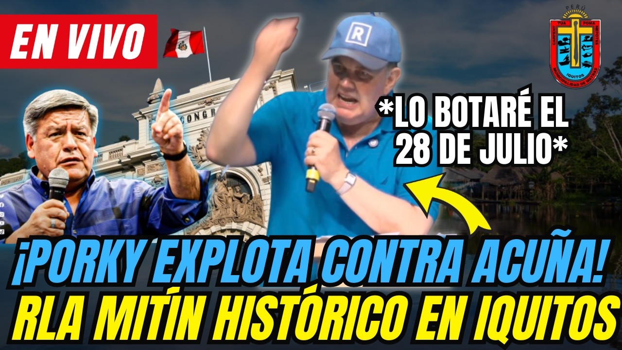 🚨 ¡HISTÓRICO MITIN EN IQUITOS! | RAFAEL LÓPEZ ALIAGA GRAN MITÍN POLÍTICO en LORETO