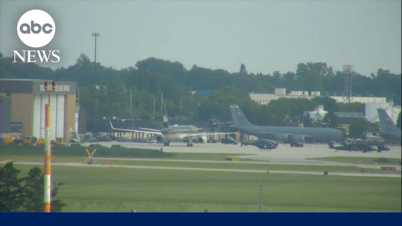 Trump arrives in Milwaukee ahead of RNC