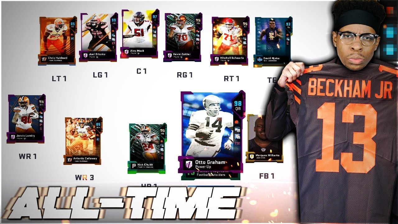 THE ALL-TIME CLEVELAND BROWNS THEMED TEAM! Madden 19 Ultimate Team