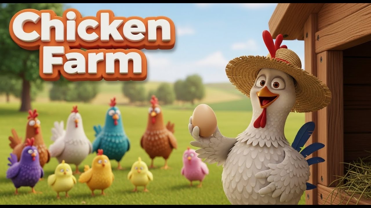 Chicken Farm | Nursery Rhymes & Kids Song [ Chicken Song 12 MIN ]
