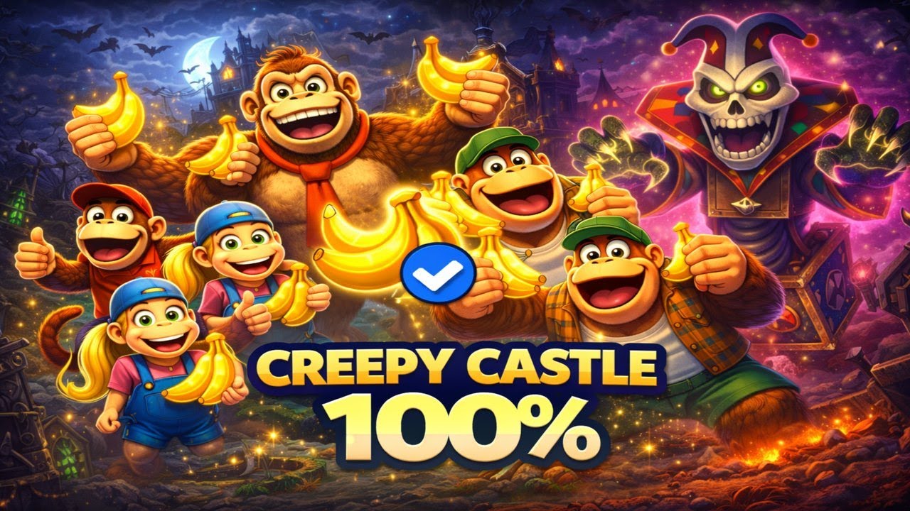 Donkey Kong 64 101% Walkthrough – Part 10 – Creepy Castle