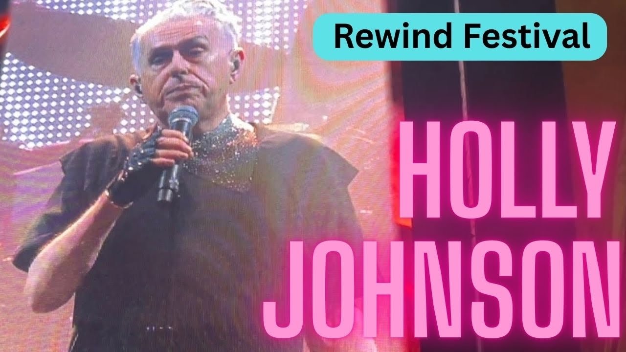 Holly Johnson clips at Rewind Festival 