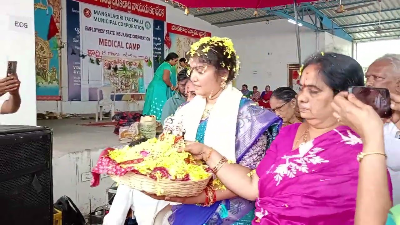 గానామృతం లో శ్రీనివాస కళ్యాణం అలివేలు మంగమ్మ పెళ్లికూతురు గా తీసుకురావడం పార్ట్ వన్ 🙏🙏🙏