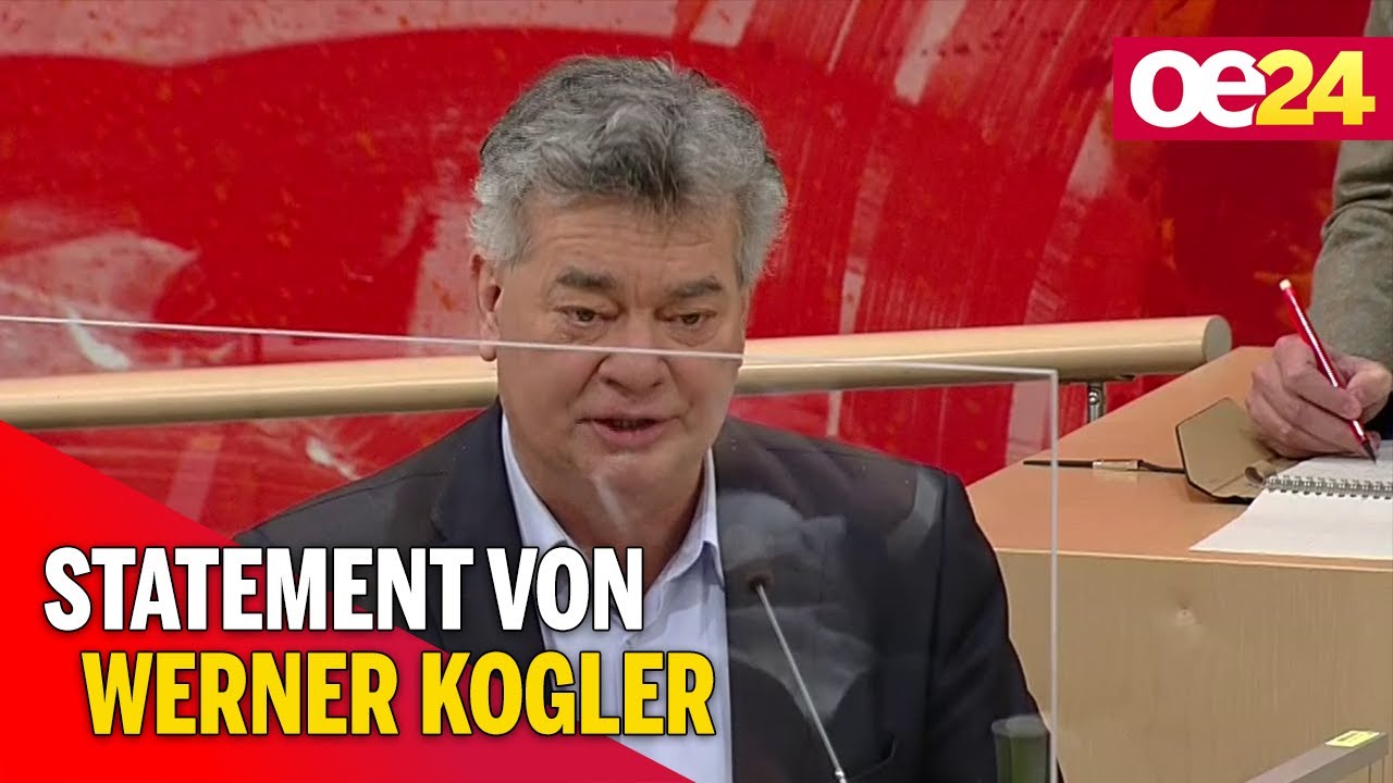 Erklärungen zu Corona-Maßnahmen: Statement von Werner Kogler