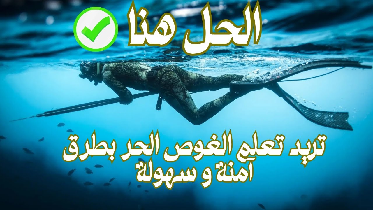 تعلم الغوص الحر من الصفر للمبتدئين بطرق آمنة و سريعة👈💯 هل يمكن أن أتعلم ؟