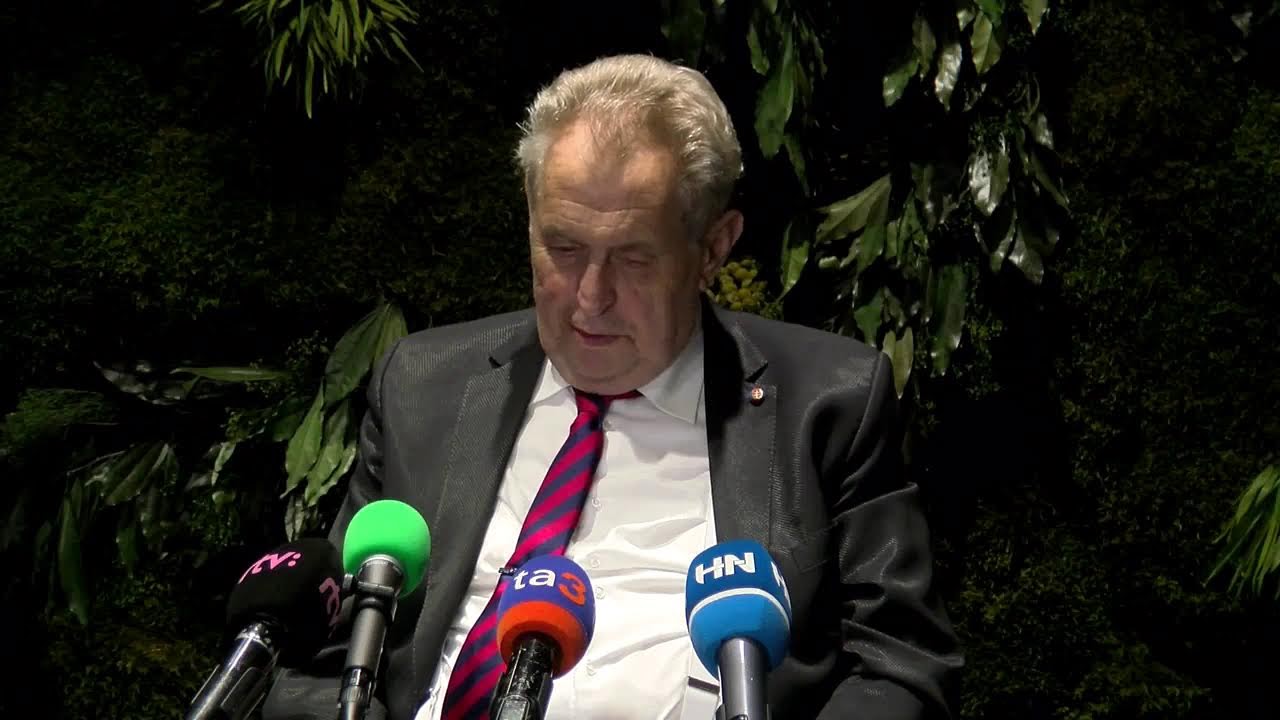 Český exprezident Miloš Zeman po inaugurácii Petra Pellegriniho