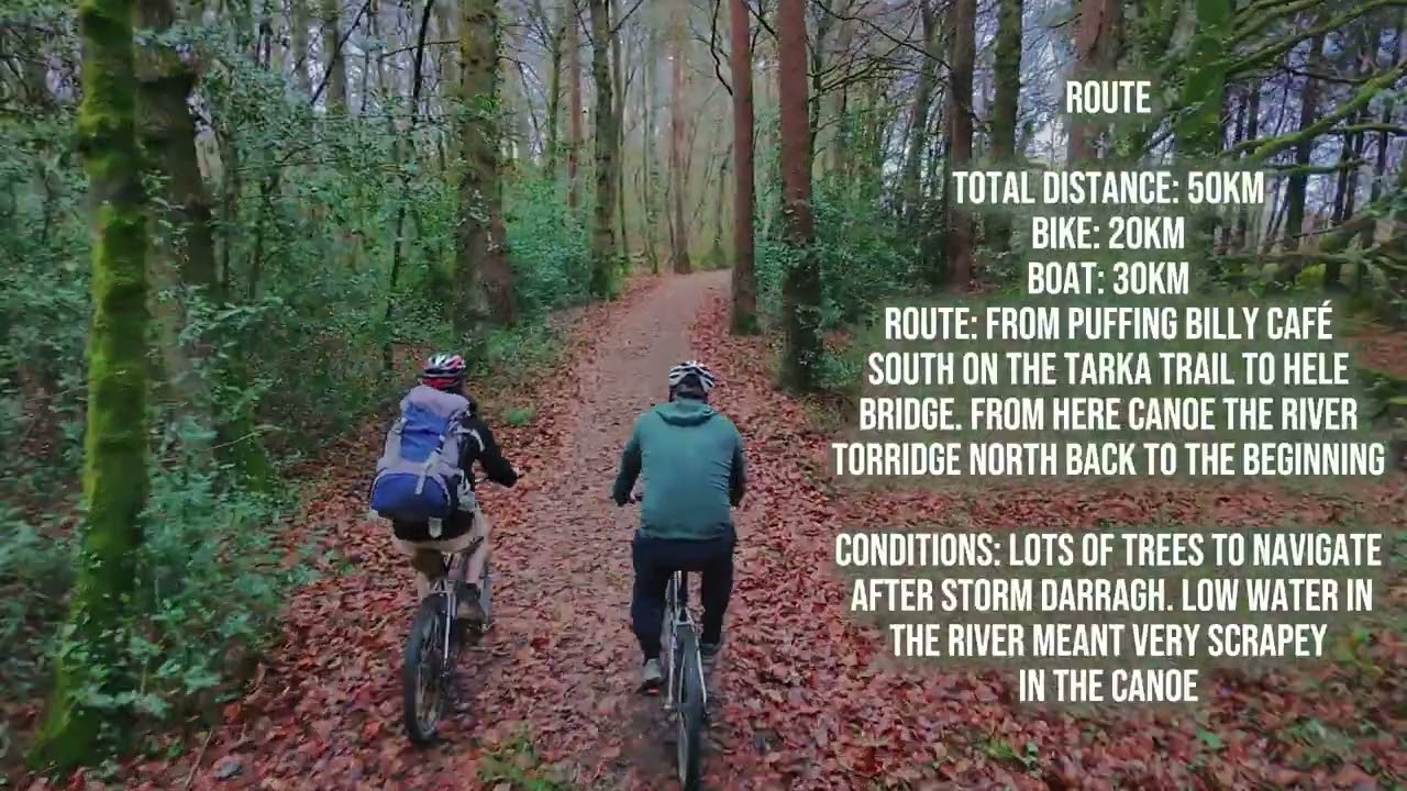 The Tarka Loop - Canoeing and biking in North Devon