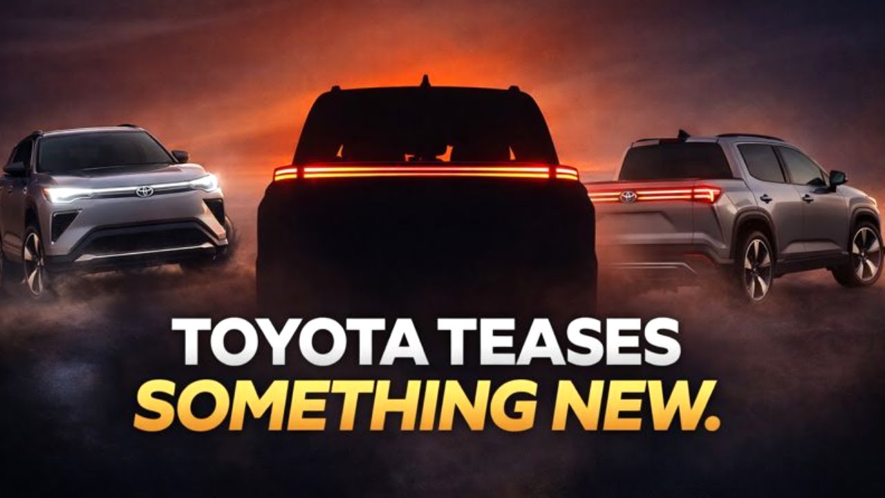 Тизер Toyota под названием «Что-то новое» намекает на появление новой крупной модели автомобиля.