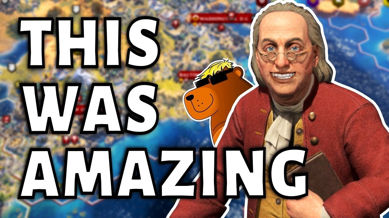 All American, All Game &ndash; This Was AMAZING!! USA USA (Civ 7 Deity Franklin)