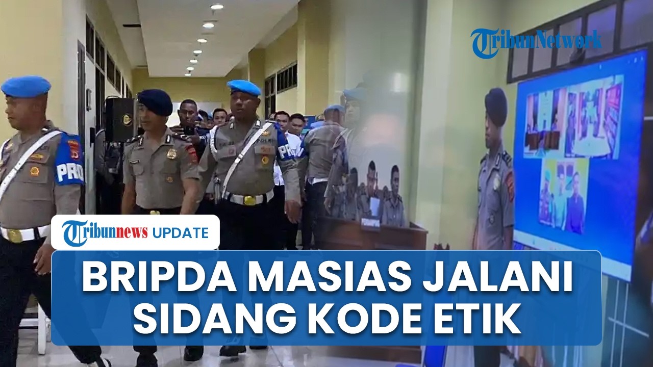 Penampakan Bripda MS Penganiaya Siswa hingga Tewas saat Jalani Sidang Etik, 14 Saksi Dihadirkan