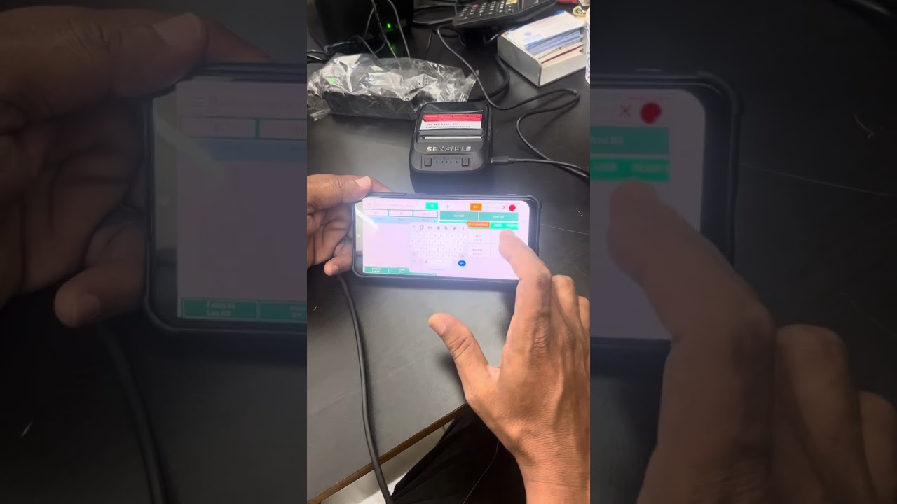 Mobile Billing Application with Bluetooth printer