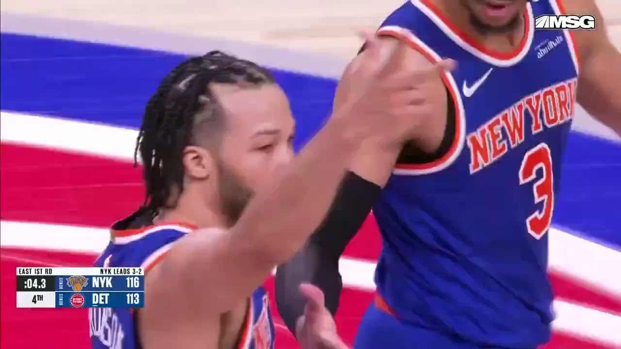 Mike Breen's Final Playoff Call on MSG (Epic Jalen Brunson Double Bang Game Winner in Game 6)