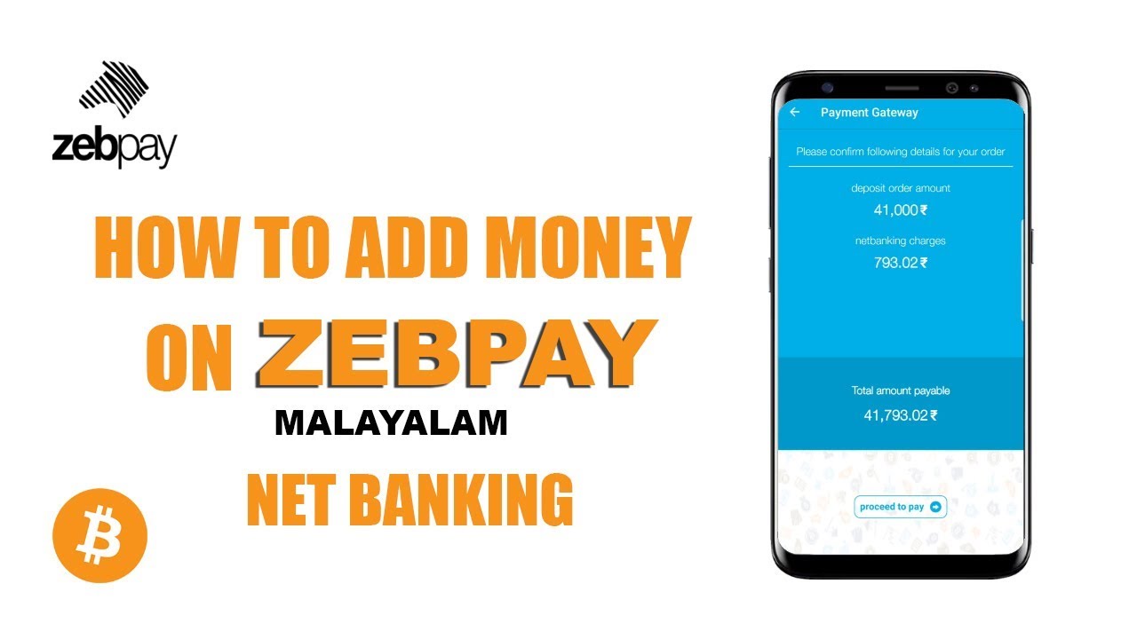 How To Add Money On Zebpay | Net Banking | Malayalam Toutorial