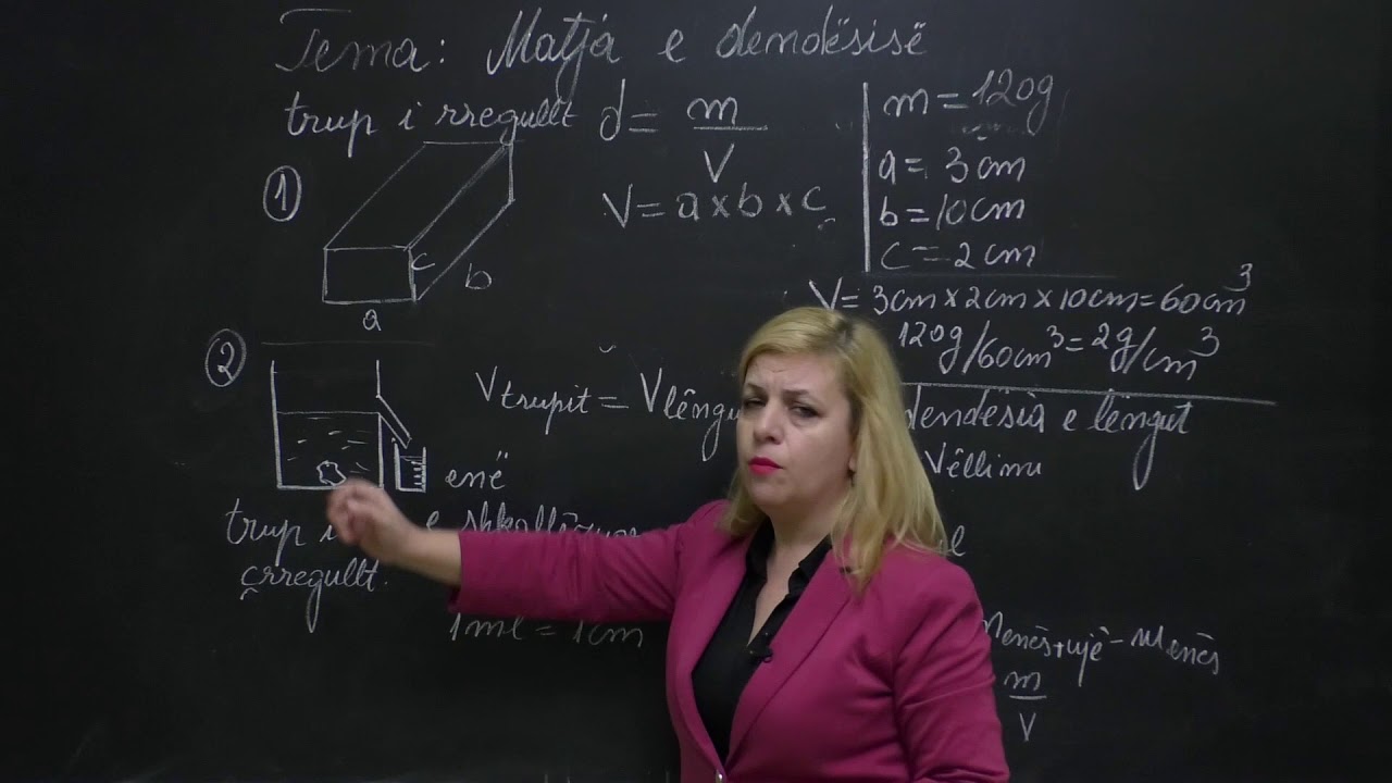 Klasa 9 Fizike Java 2 Matja e Dendësis