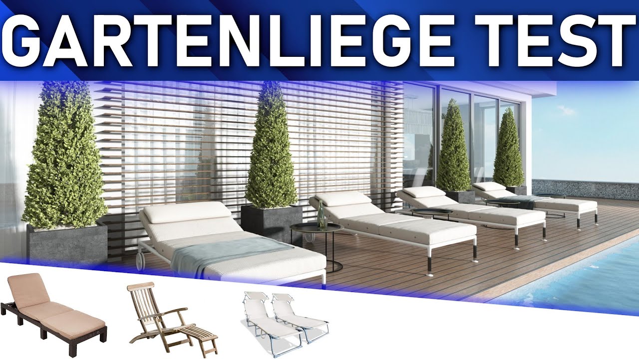 ➤ Gartenliege Test 2025 | Die besten 3 Gartenliegen