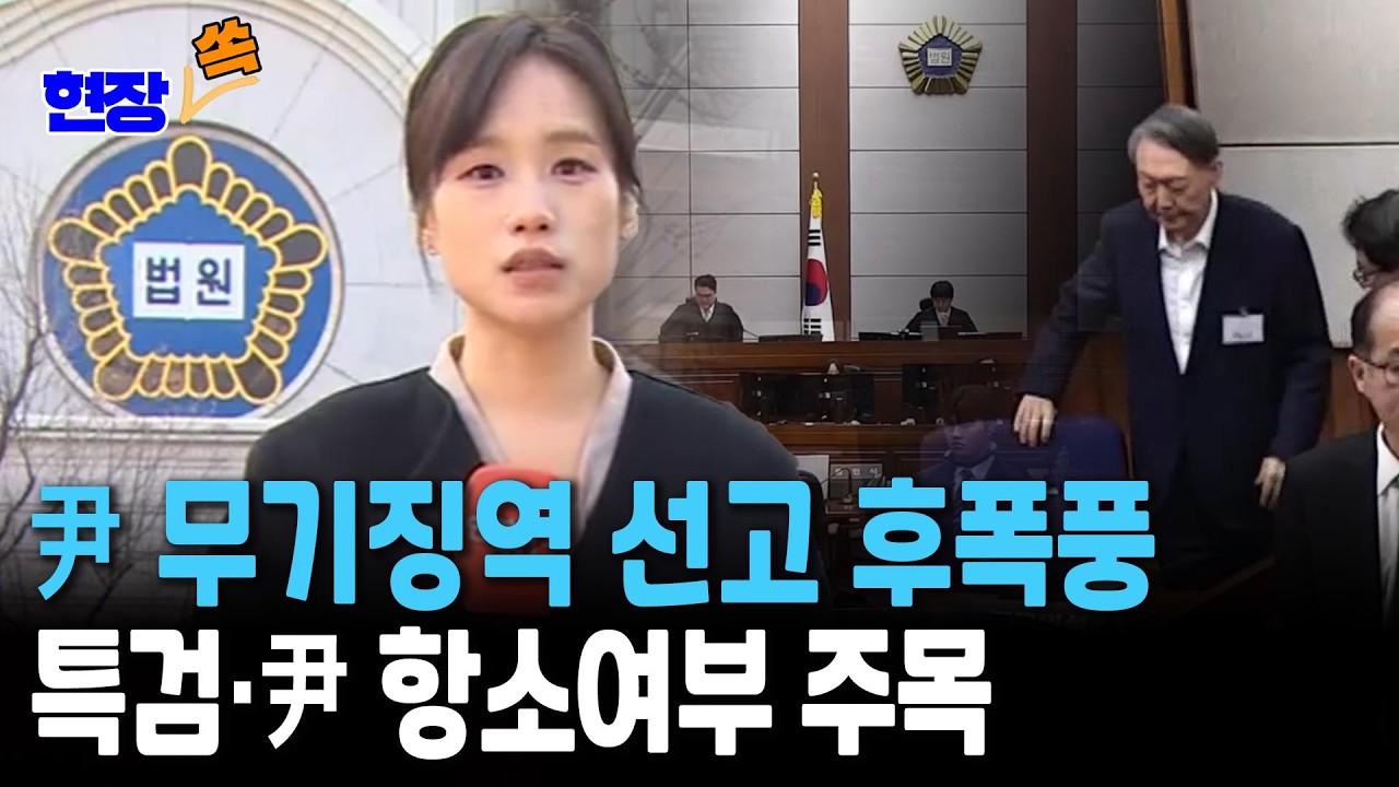尹 무기징역 선고 후폭풍…특검·尹 항소 여부에 주목 [현장쏙]/ 연합뉴스TV(YonhapnewsTV)