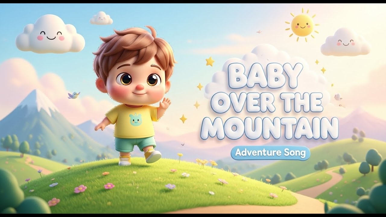 The Baby Went Over The Mountain – Kids Nursery Rhyme, Adventure, and Fun Learning