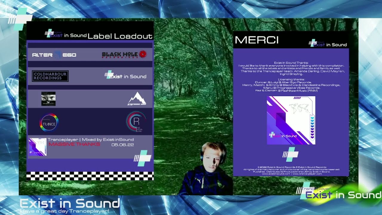 🌎Exist in Sound performs Tranceplayer [MIXED VERSION] | Livestream #Trance #NewMusic