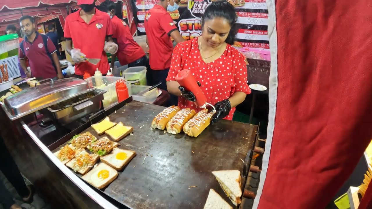 BEST HOT DOG in Sri Lanka l New York City Hot Dog l American Hot dog l Sri Lankan Street Food 🇱🇰