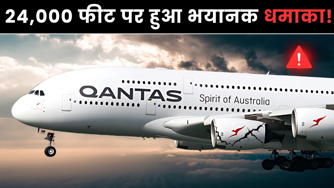 इतिहास की सबसे डरावनी घटना जब 24,000 फीट पर फटा इंजन | Qantas Flight 32