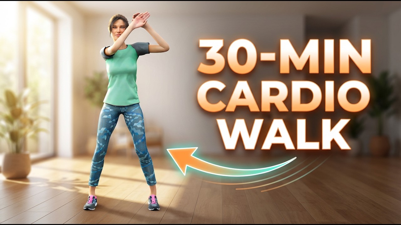 30-Min Cardio Walk: Burn Fat & Sculpt Your Core