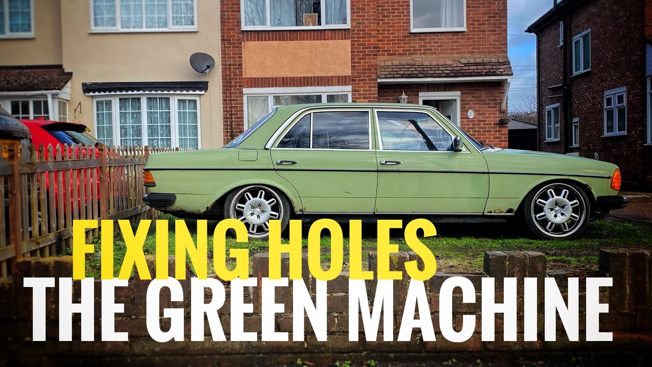 Rust Repair on W123 / The Green Machine