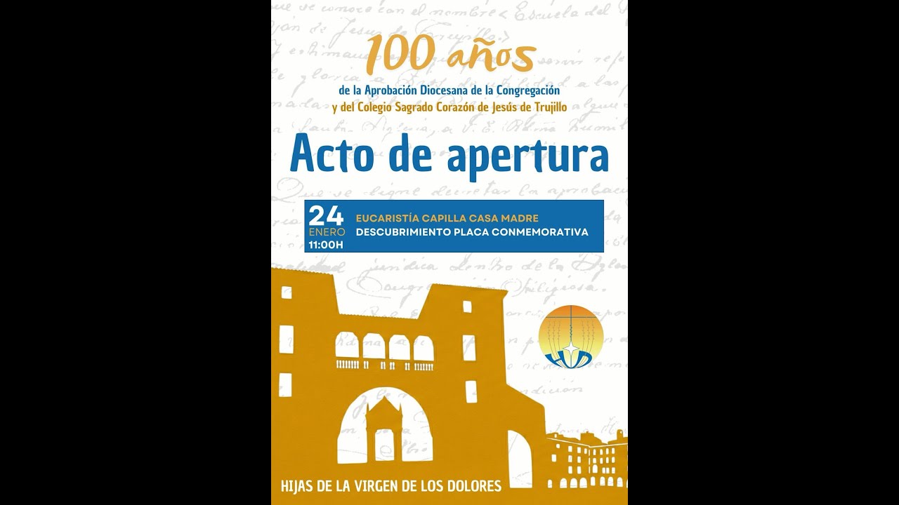 Acto inaugural del centenario HVD