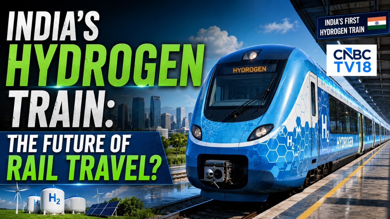 Hydrogen Train Explained: No Diesel, No Overhead Wires | Newscentre | CNBC TV18