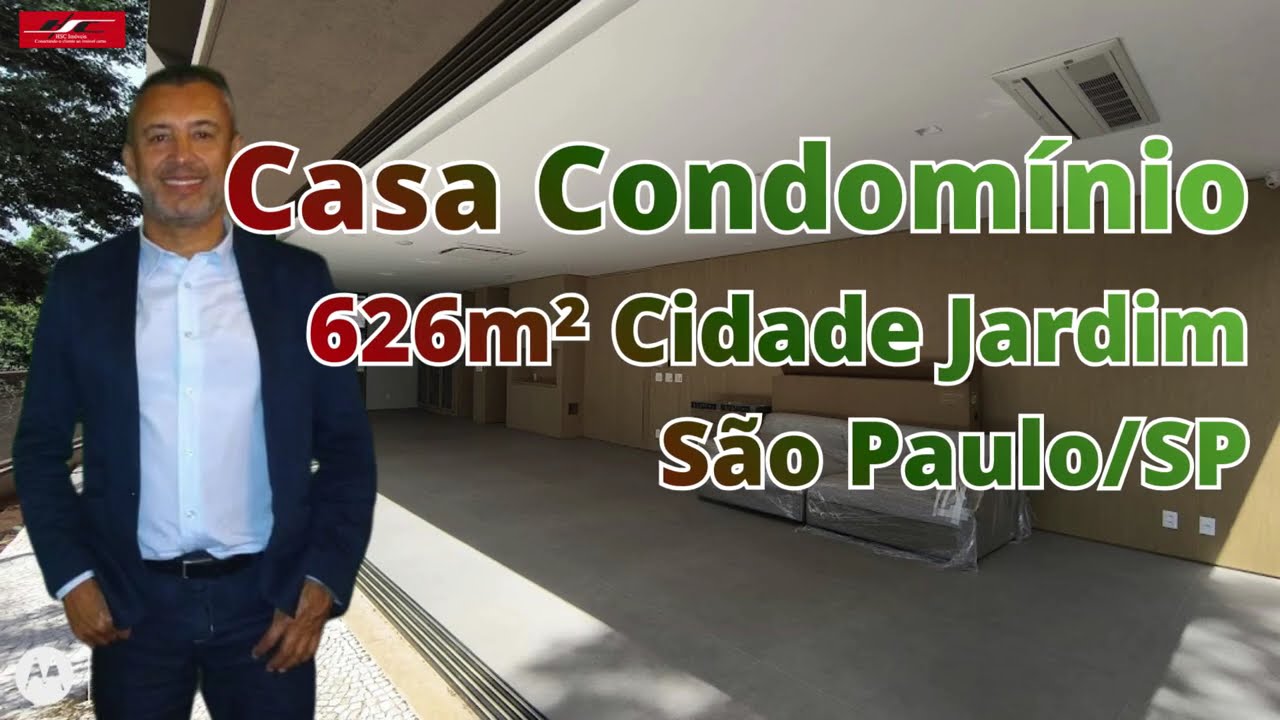 CASA 626m² CONDOMÍNIO FECHADO CIDADE JARDIM SÃO PAULO/SP